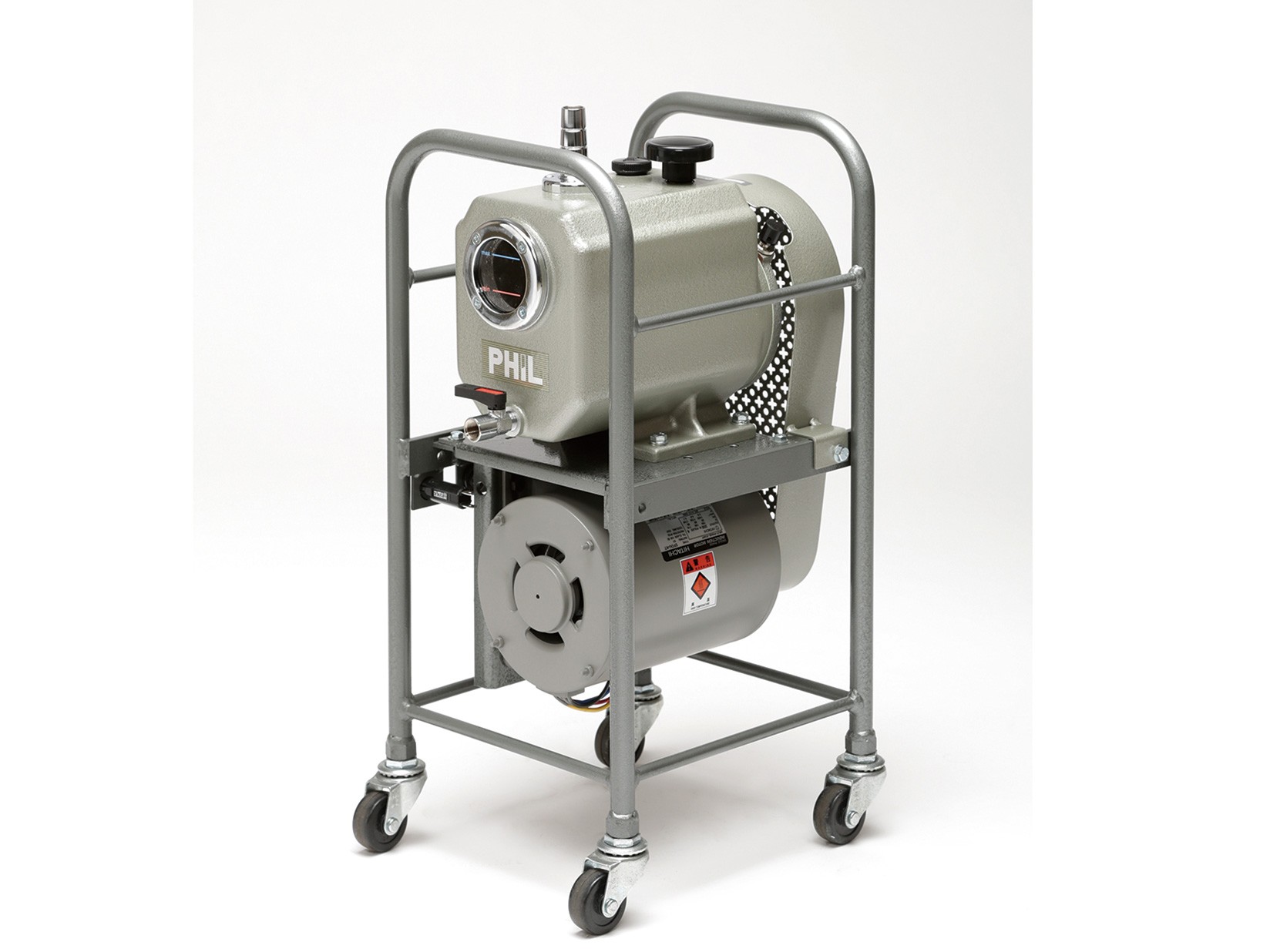 サンプラテック ガス置換対応 携帯真空サンプリングボックス 丸型100mL 19928 (64-3682-78) サンプラテック(SANPLATEC) 真空用外付コントロールボックス 30300